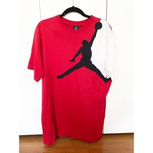Vintage Red, Black, & White Jordan Tee